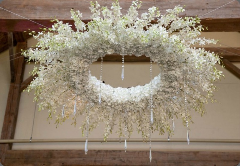 Suspended Wedding Florals